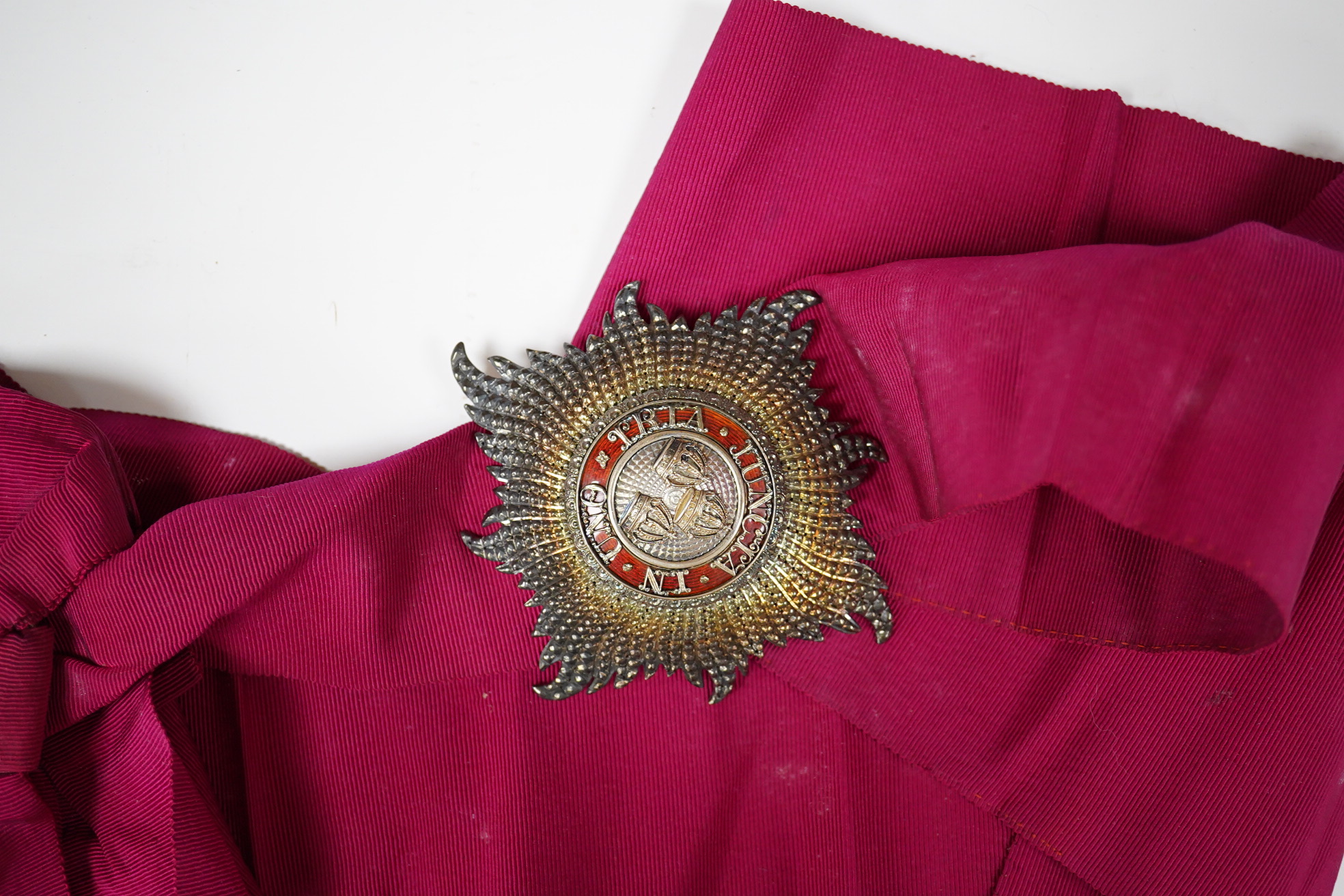 The Most Honourable Order of The Bath, G.C.B. (Civil), a Victorian Knight Grand Cross set of insignia, comprising silver-gilt sash badge, hallmarked London 1894; and breast star in silver, silver-gilt and enamel, complet